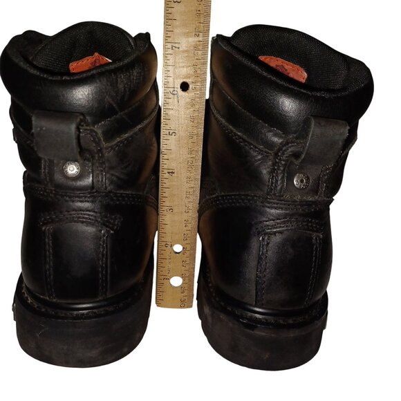 Harley-Davidson Mens Black Leather Ruskin Lace-Up Motorcycle Boots Size 11.5 M - Picture 15 of 15